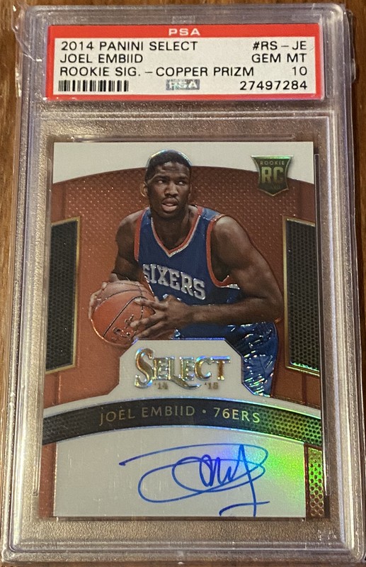 joel embiid autograph